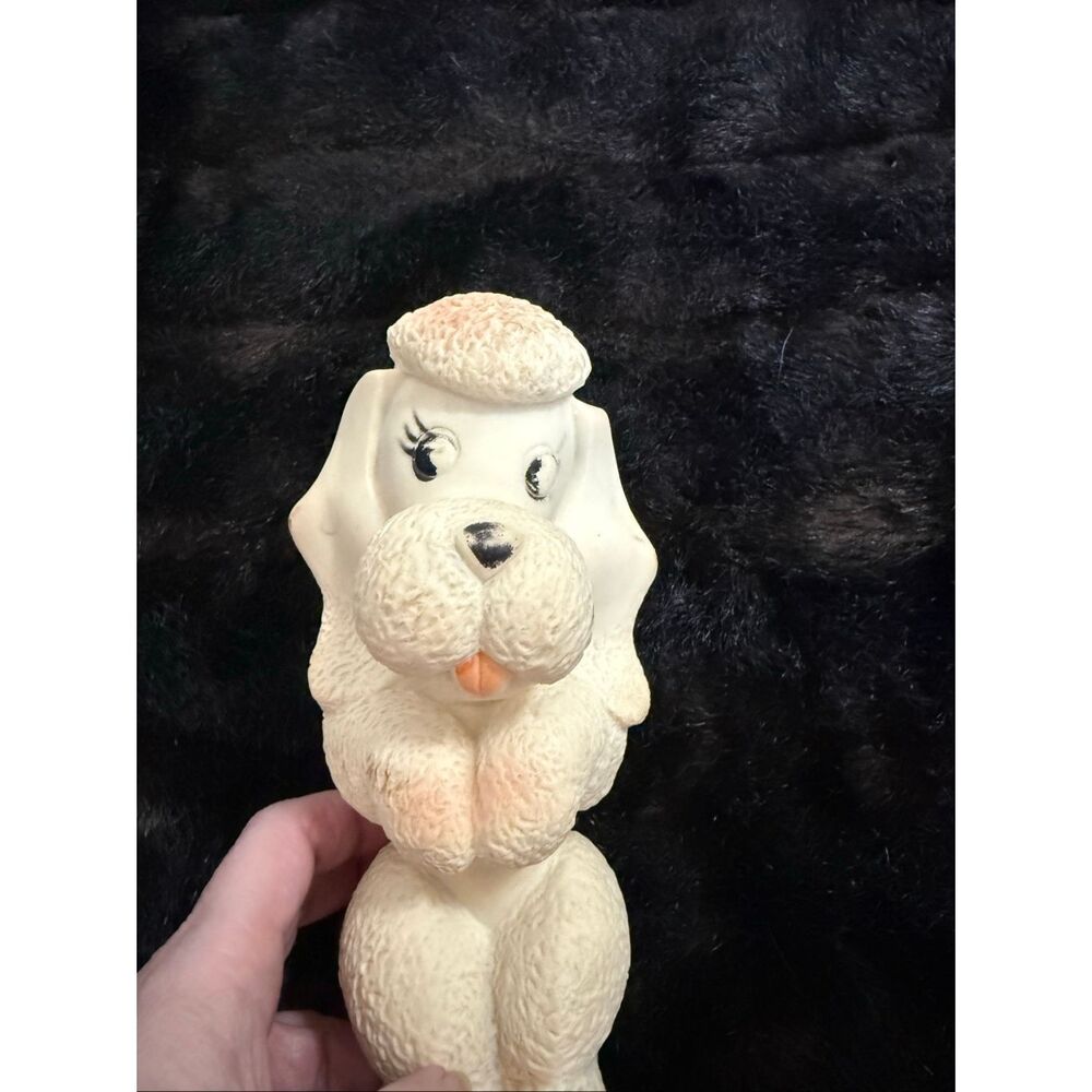 Vintage Molded Latex Products Inc. Doll Squeak Toy Dog Poodle